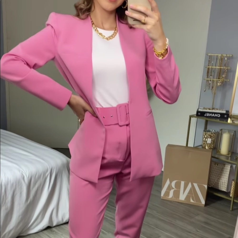 SOLD 🔥Zara lapelless blazer - Picture 8 of 13